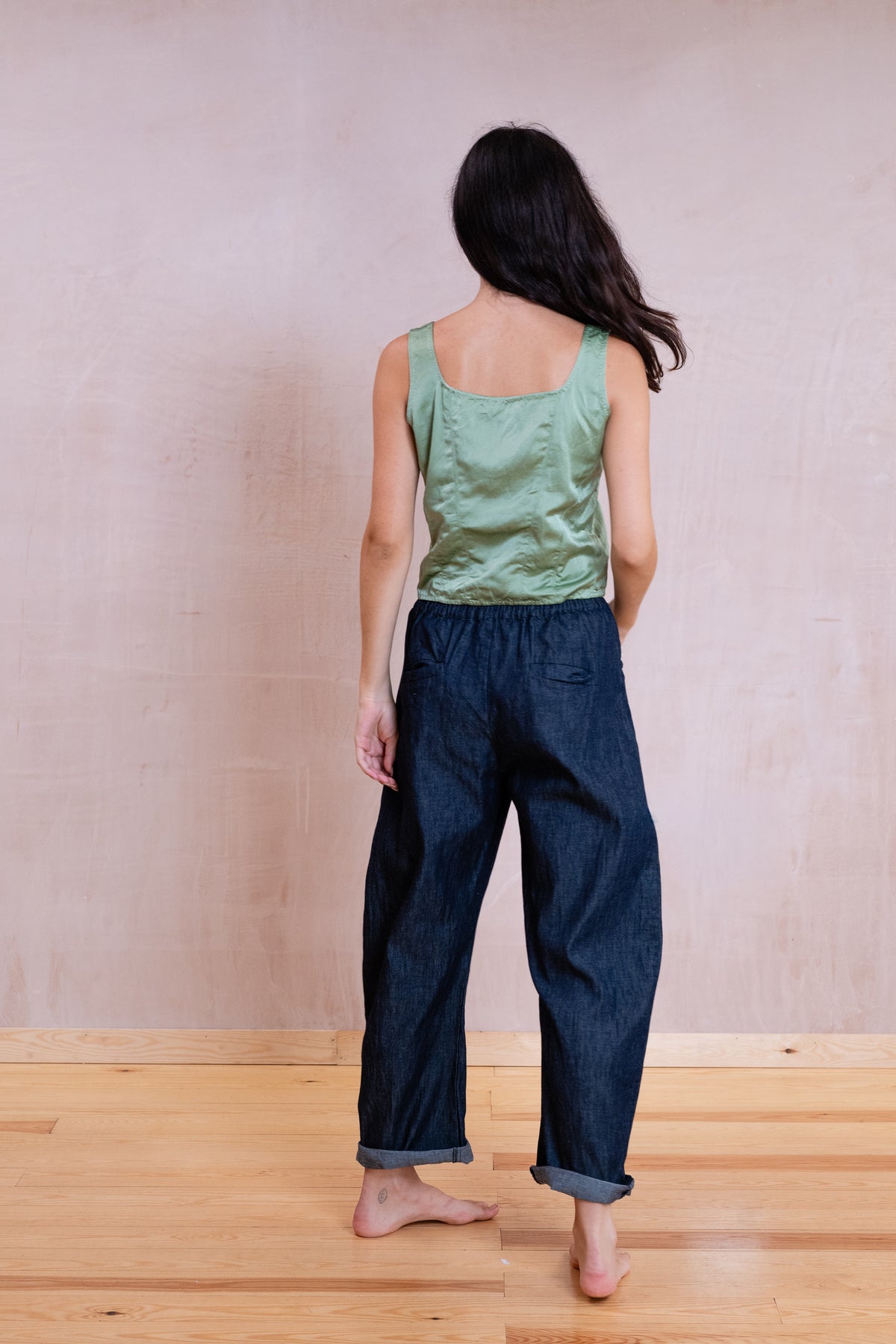 corset top silk cotton satin