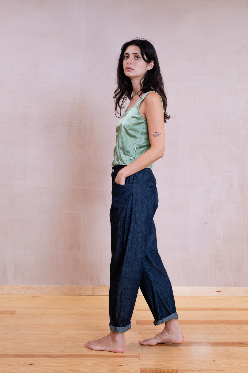 corset top silk cotton satin