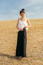 sale cutwork skirt long silk cotton satin