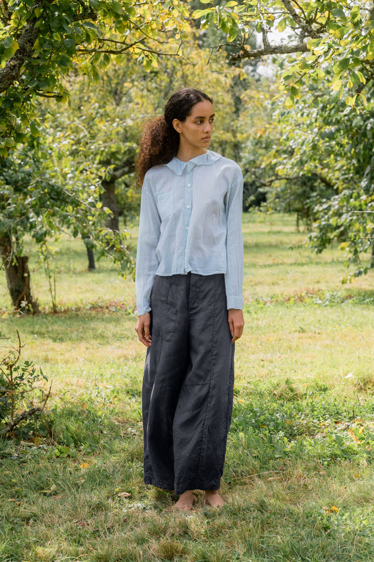 sale tailored line pants linen twill
