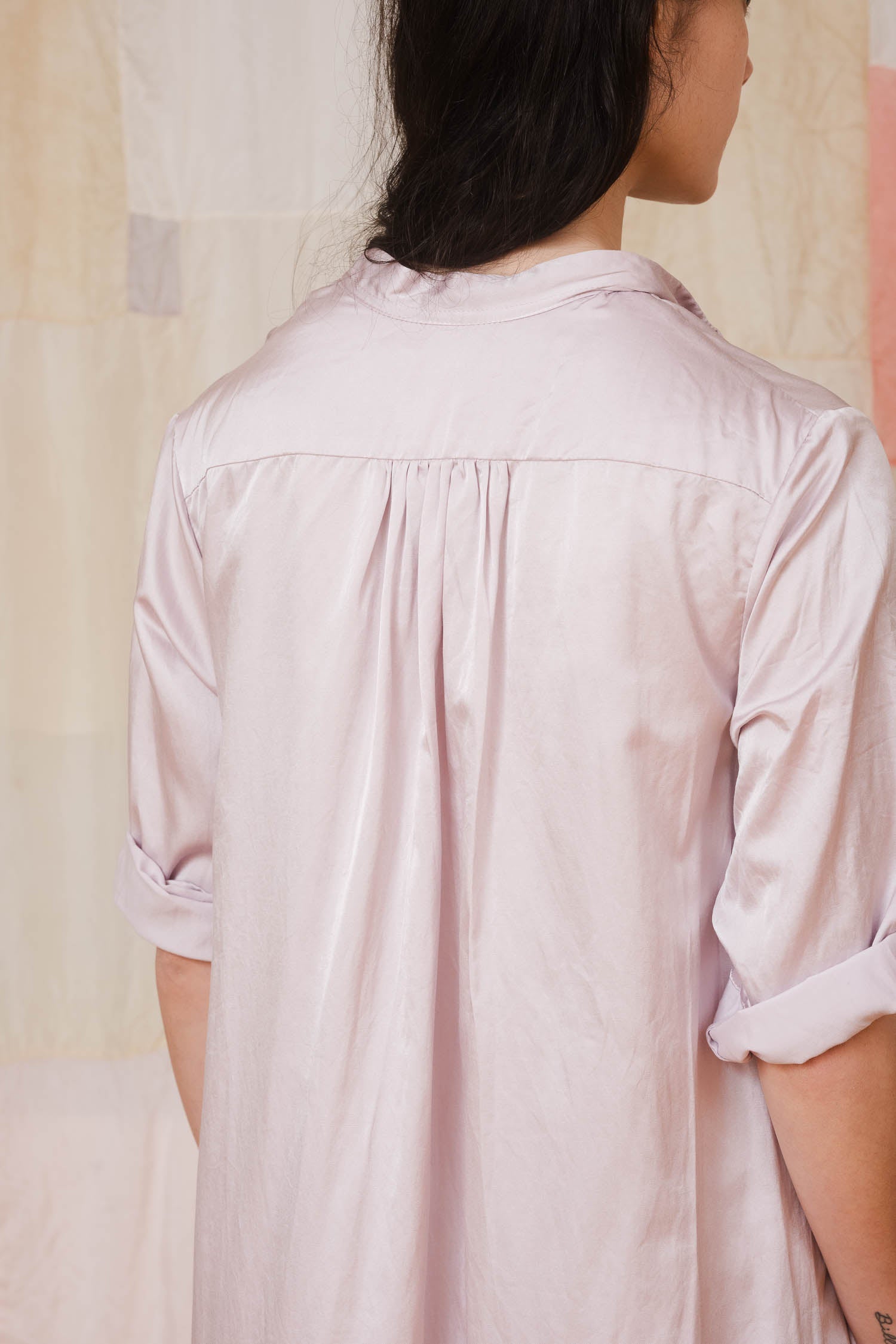 sale dewey dress silk cotton satin