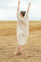 sale dewey dress washed Irish linen