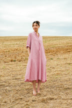 sale dewey dress washed Irish linen