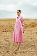 sale dewey dress silk cotton satin