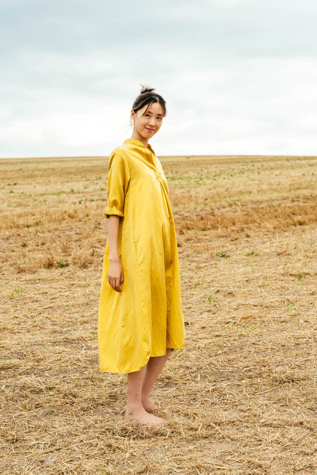 sale dewey dress silk cotton satin