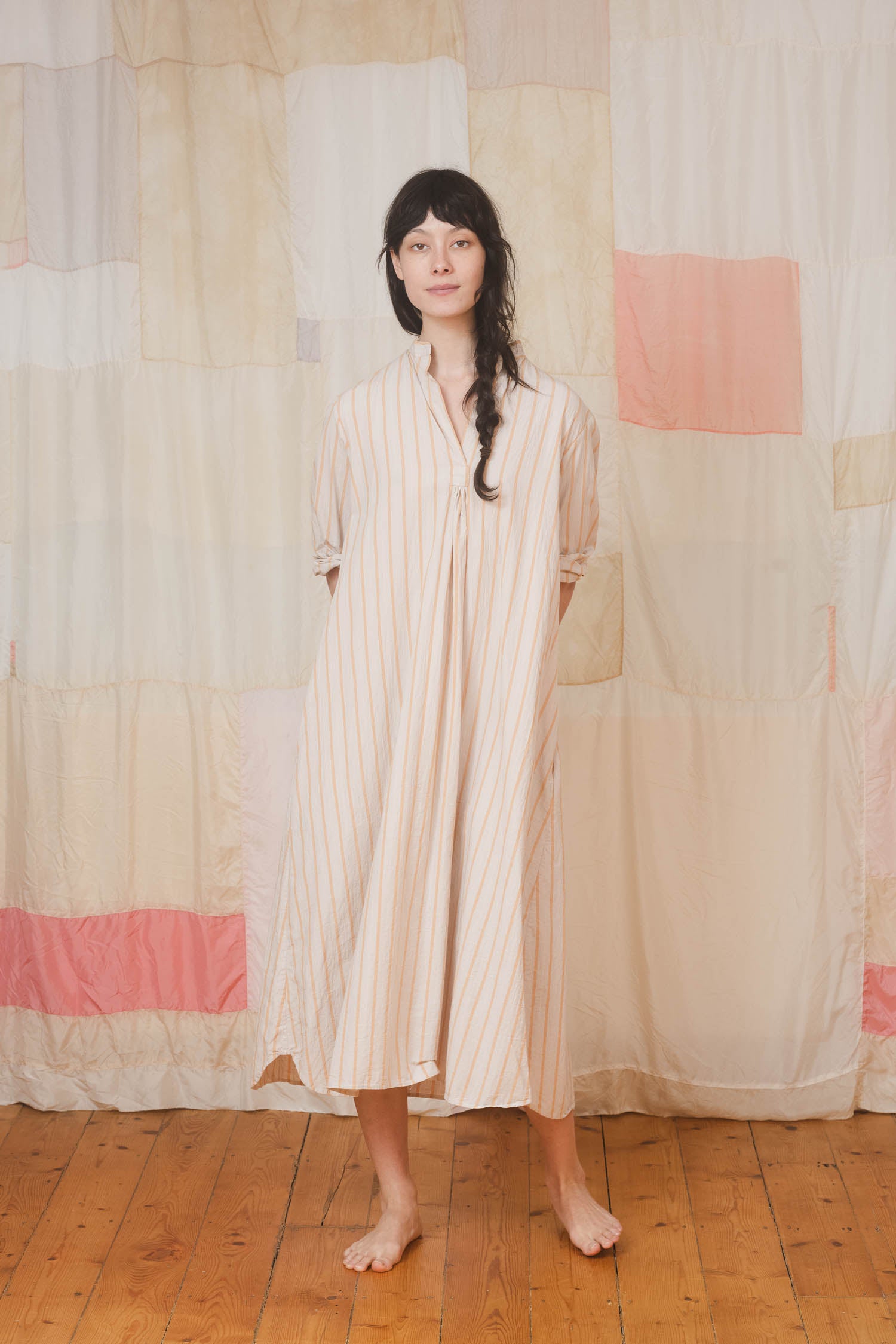 sale dewey dress cotton stripe