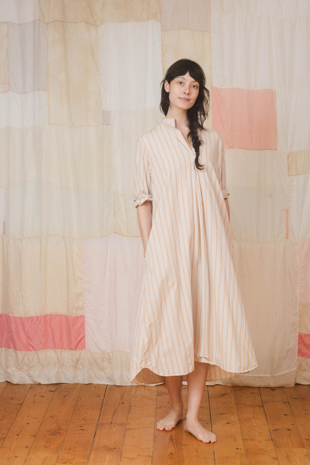 sale dewey dress cotton stripe