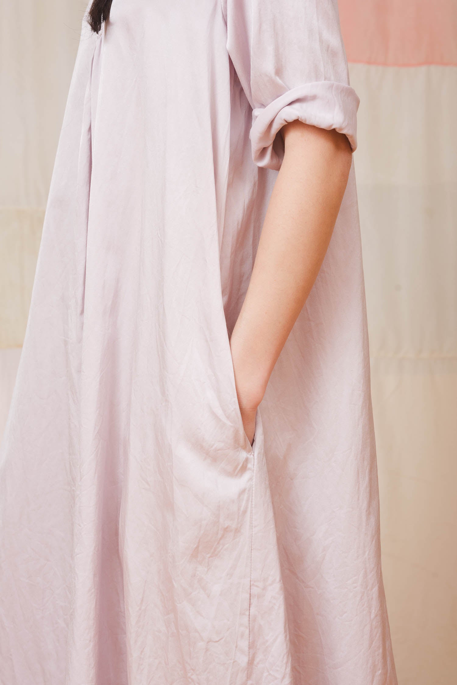 sale dewey dress silk cotton satin