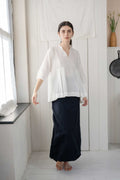 sale double pleat blouse psw