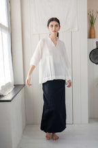 sale double pleat blouse psw