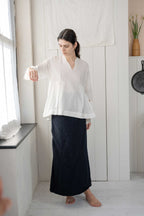 sale double pleat blouse psw