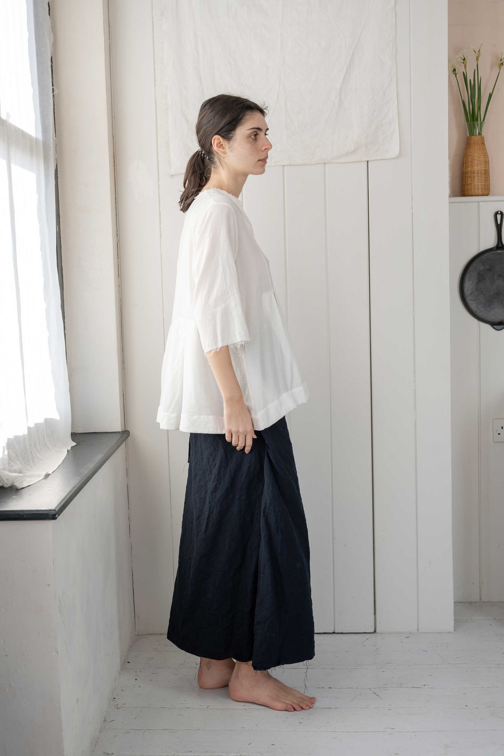 sale double pleat blouse psw