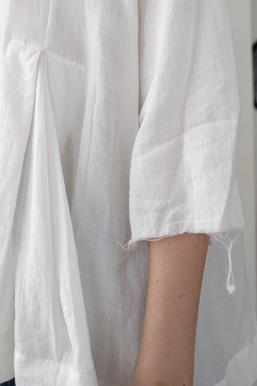 sale double pleat blouse psw