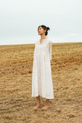 double pleat dress printed