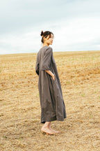 sale double pleat dress cotton cambric