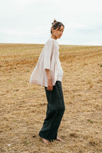 sale double pleat top cotton