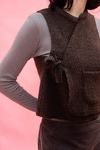 flight vest reversible wool