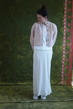 sale cutwork flower skirt long