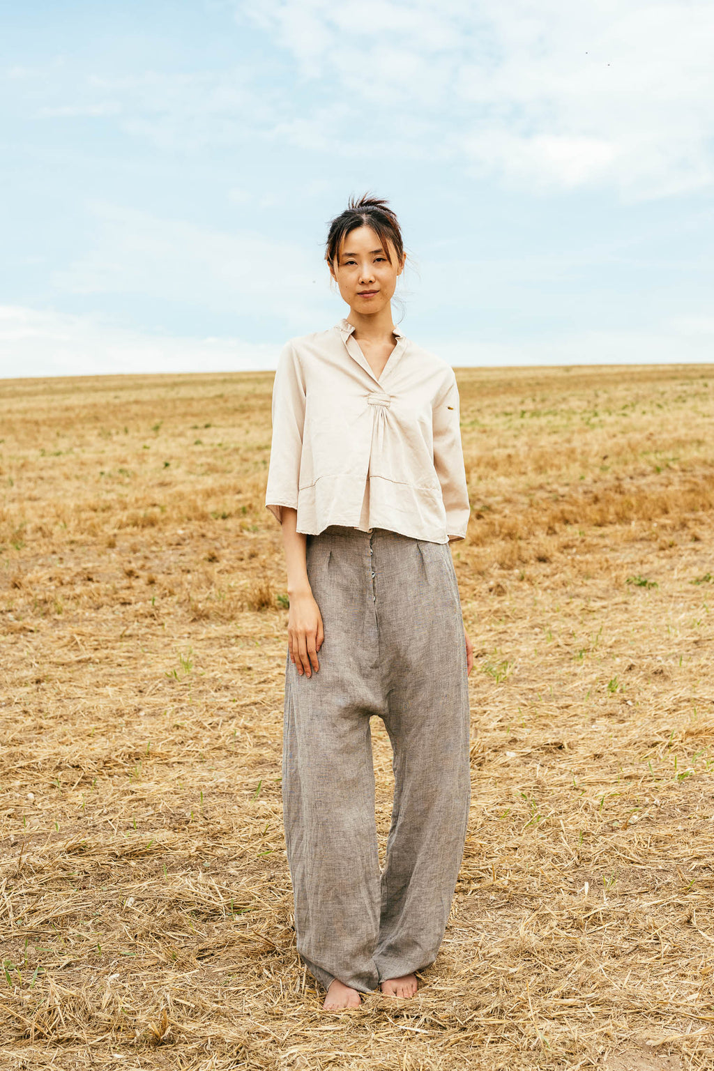 sale sunny shirt silk cotton satin