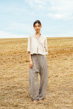 sale freedom pants linen chambray