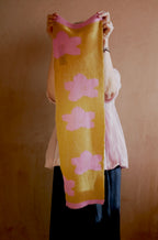 flower scarf cashmere