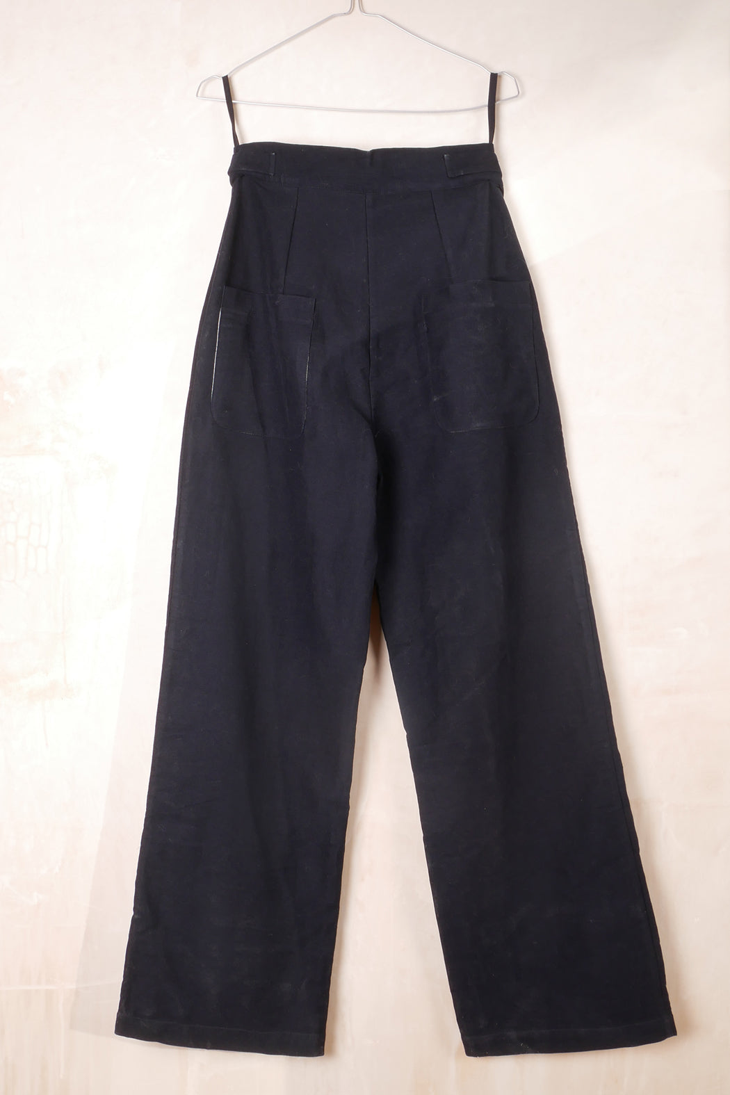 hem pants velvety cotton