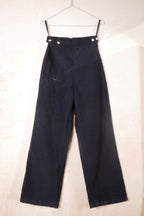 hem pants velvety cotton