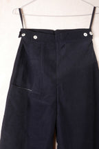 hem pants velvety cotton