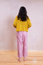 japan pants silk cotton satin