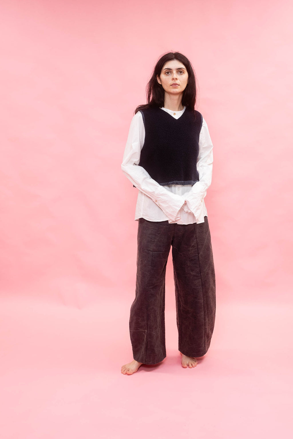 mallin vest reversible wool