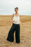 sale mud pants linen