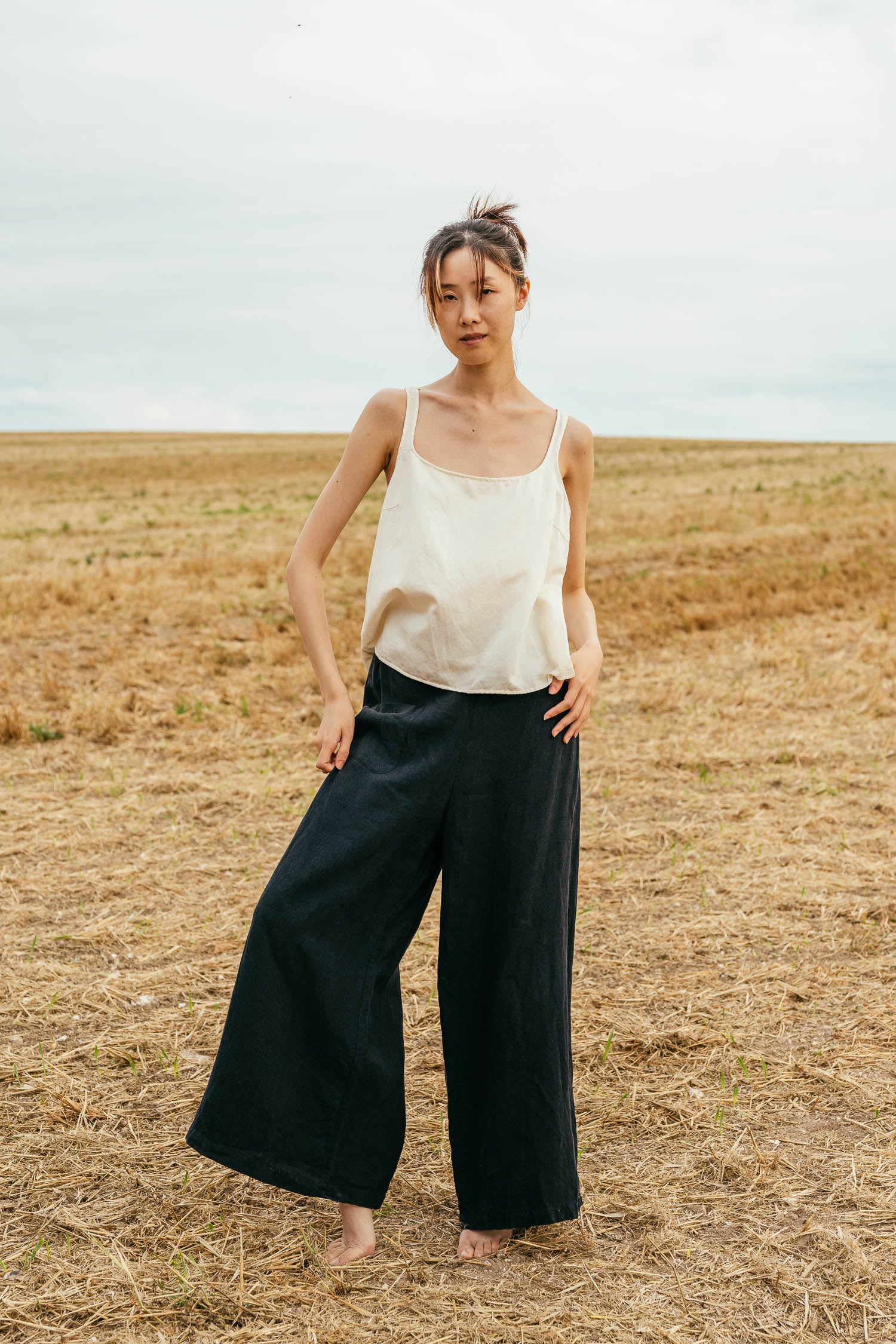 sale mud pants linen