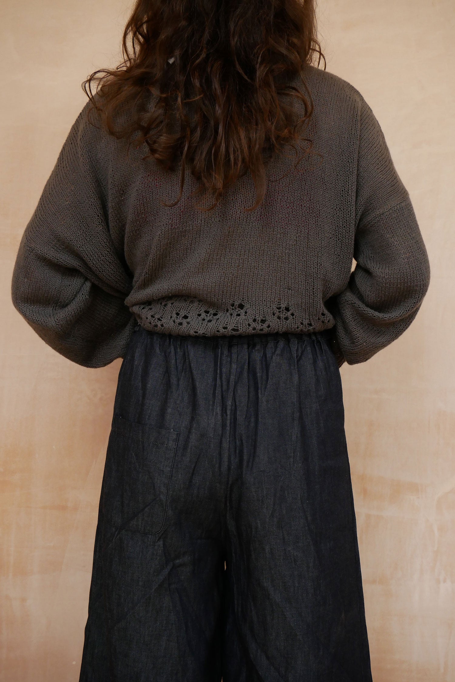 big lacey sweater cotton cashmere