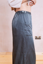 mud pants silk cotton satin
