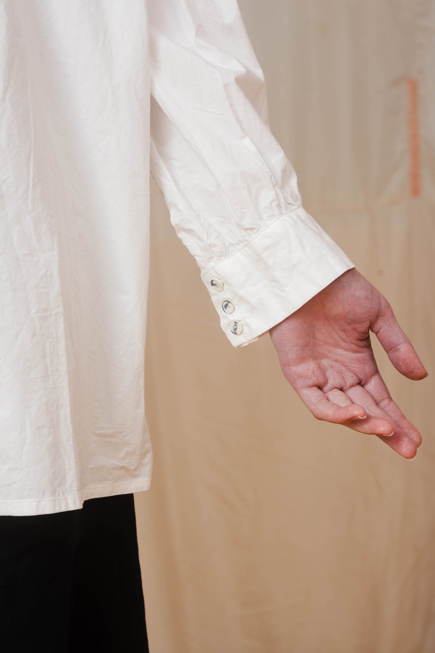 sale normal shirt long plain cotton