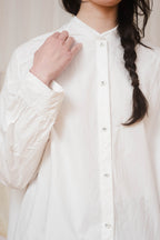 sale normal shirt long plain cotton