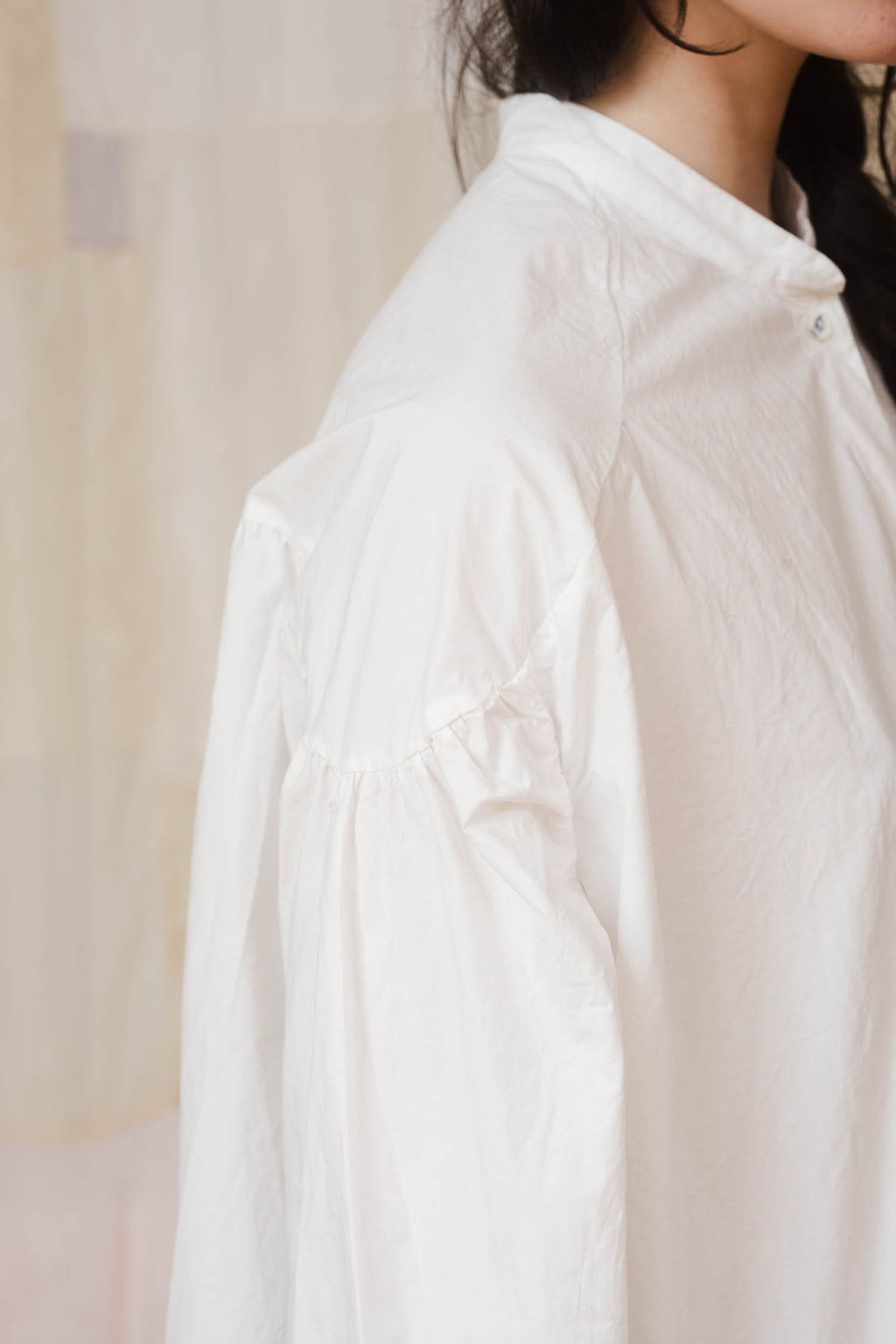 sale normal shirt long plain cotton