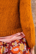 fluffy alpaca nickel cardi