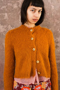 fluffy alpaca nickel cardi
