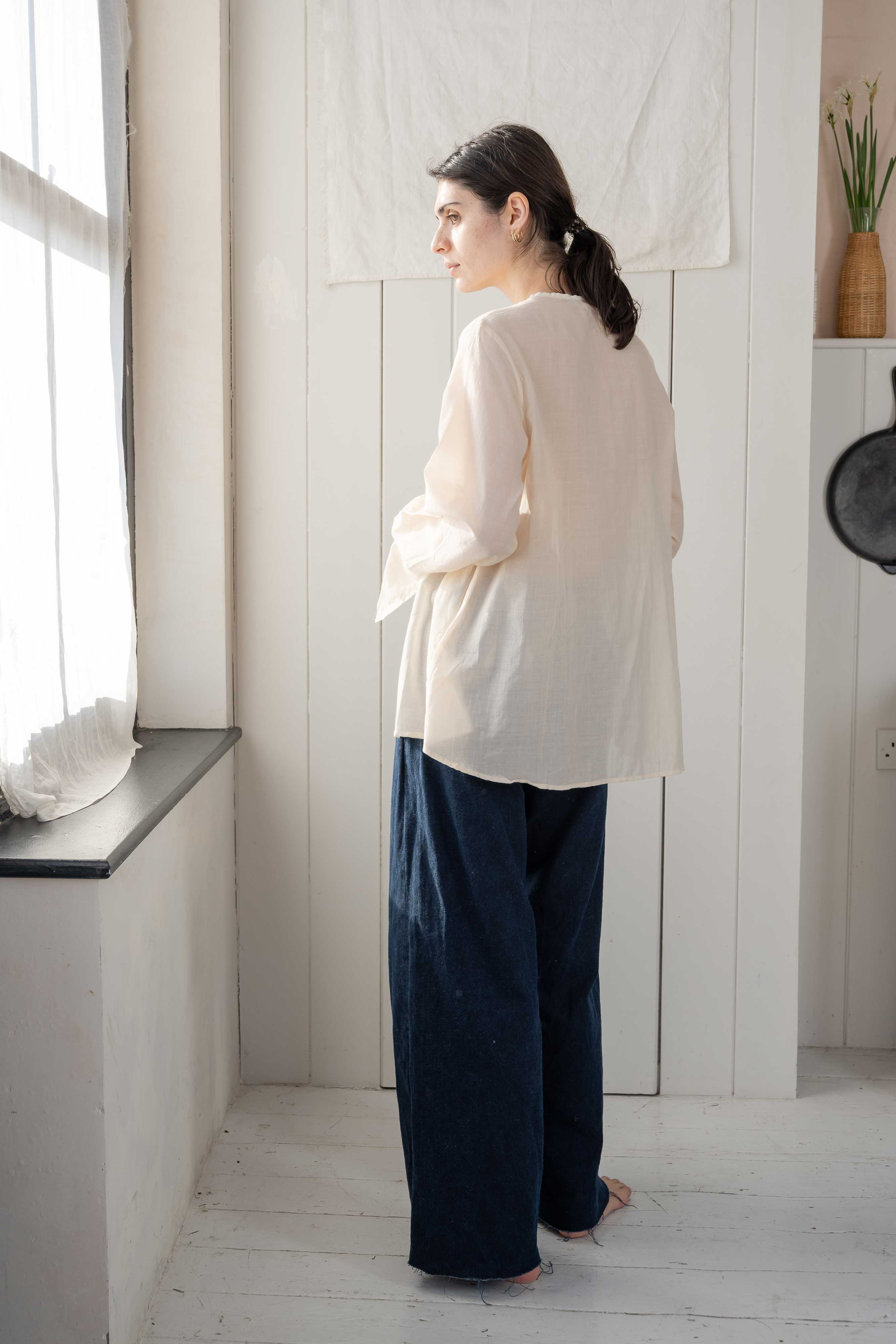sale patchy blouse