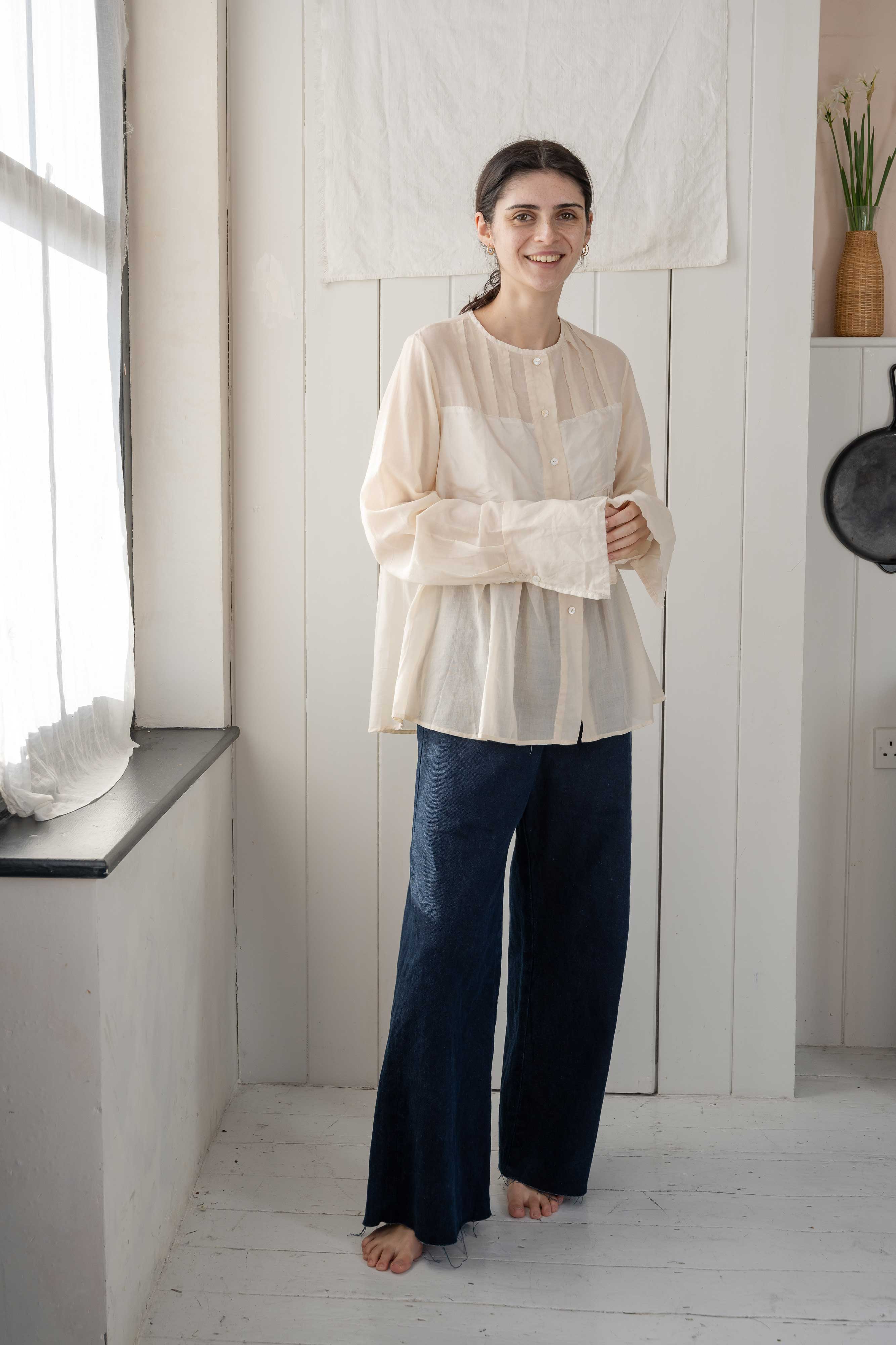 sale patchy blouse