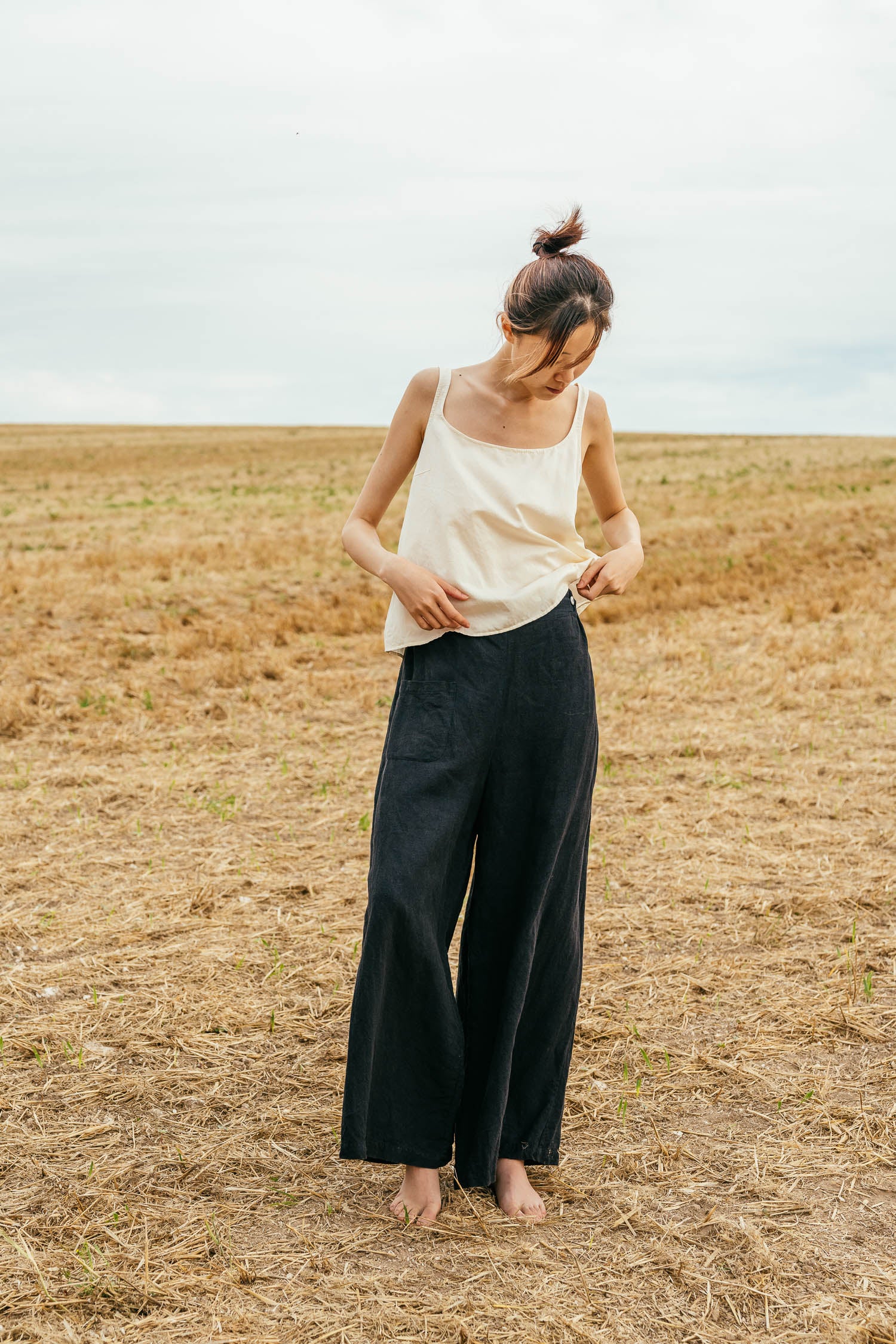 sale plain top silk cotton satin