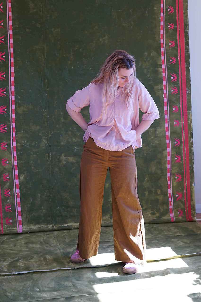 sale shannon pants natural dye twill