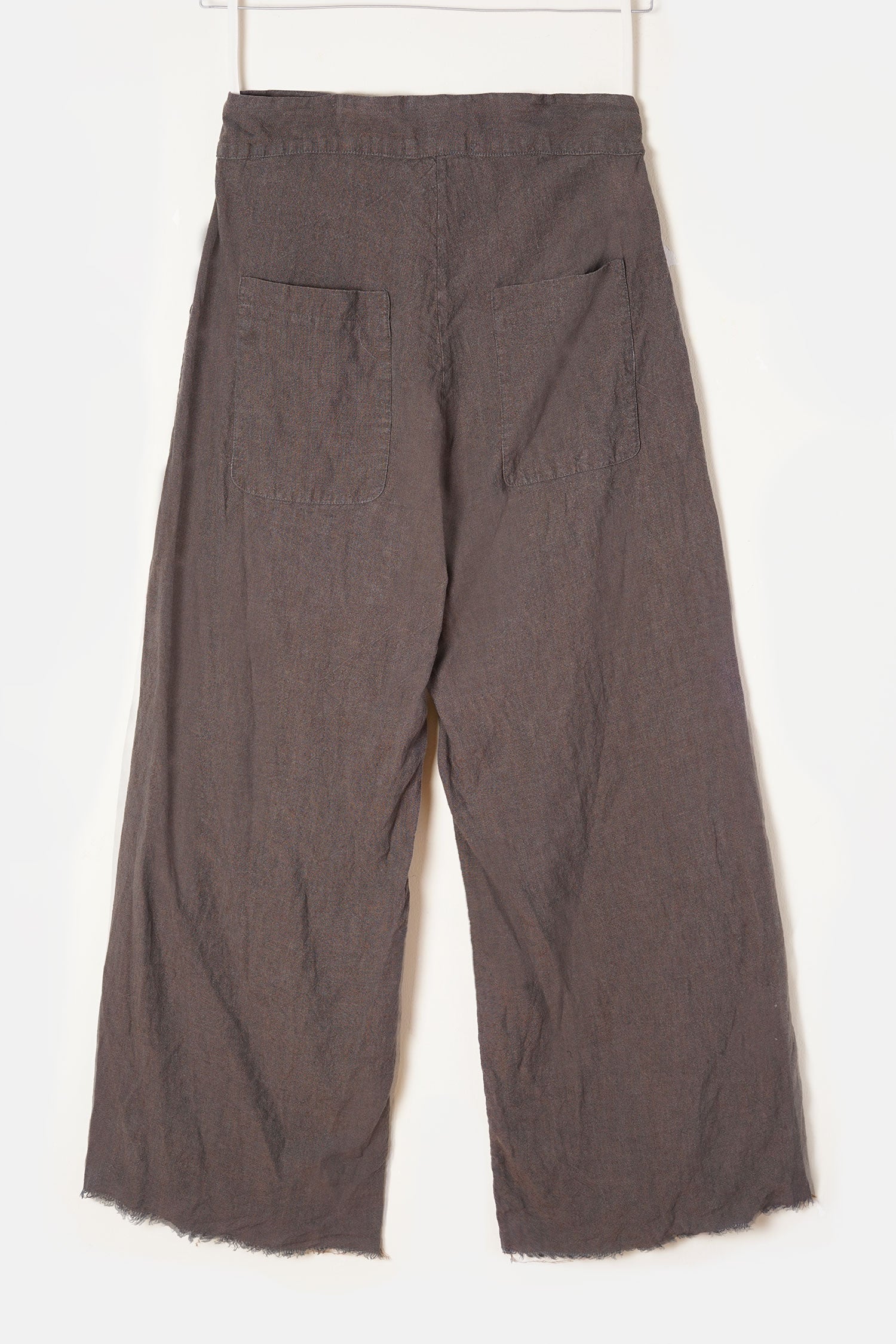 preloved - linen flare pants