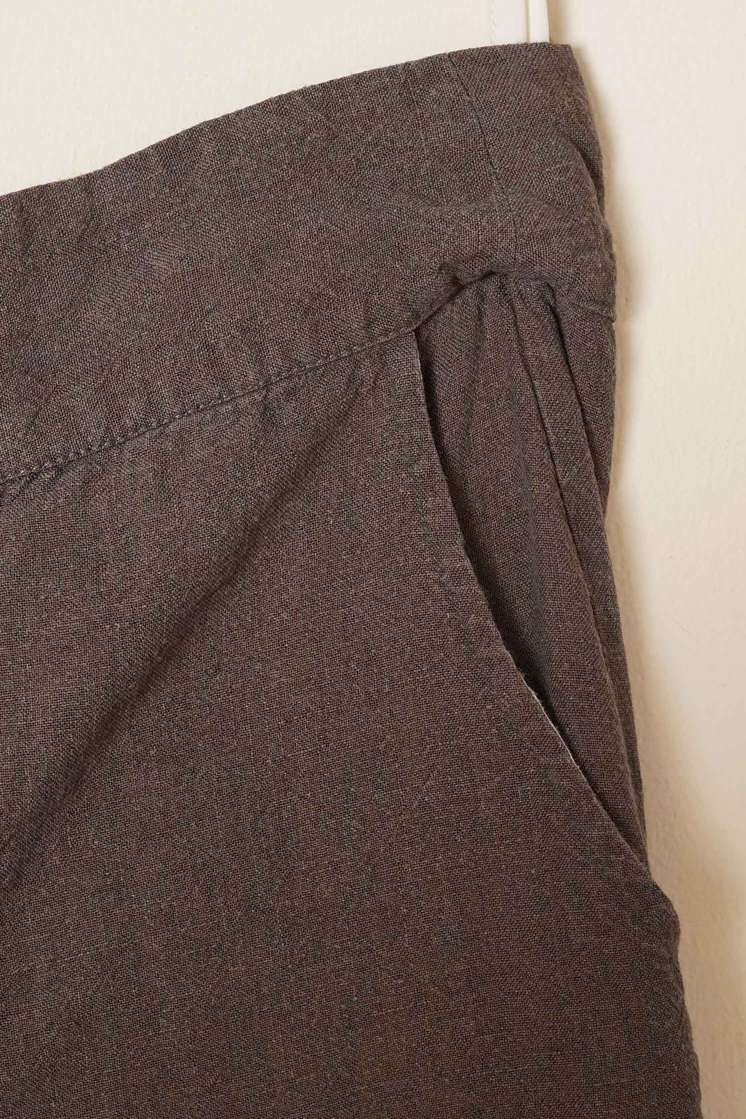 preloved - linen flare pants