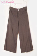 preloved - linen flare pants