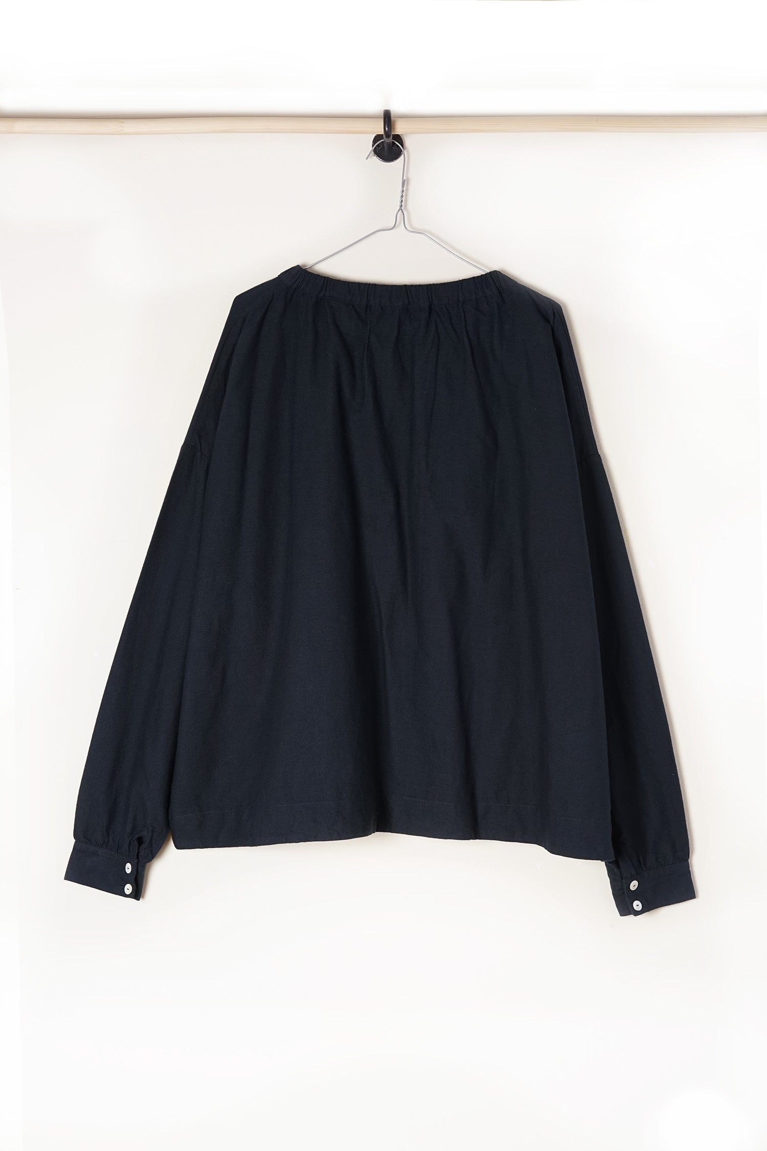 preloved - brushed cotton smock top