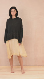 big lacey sweater cotton cashmere