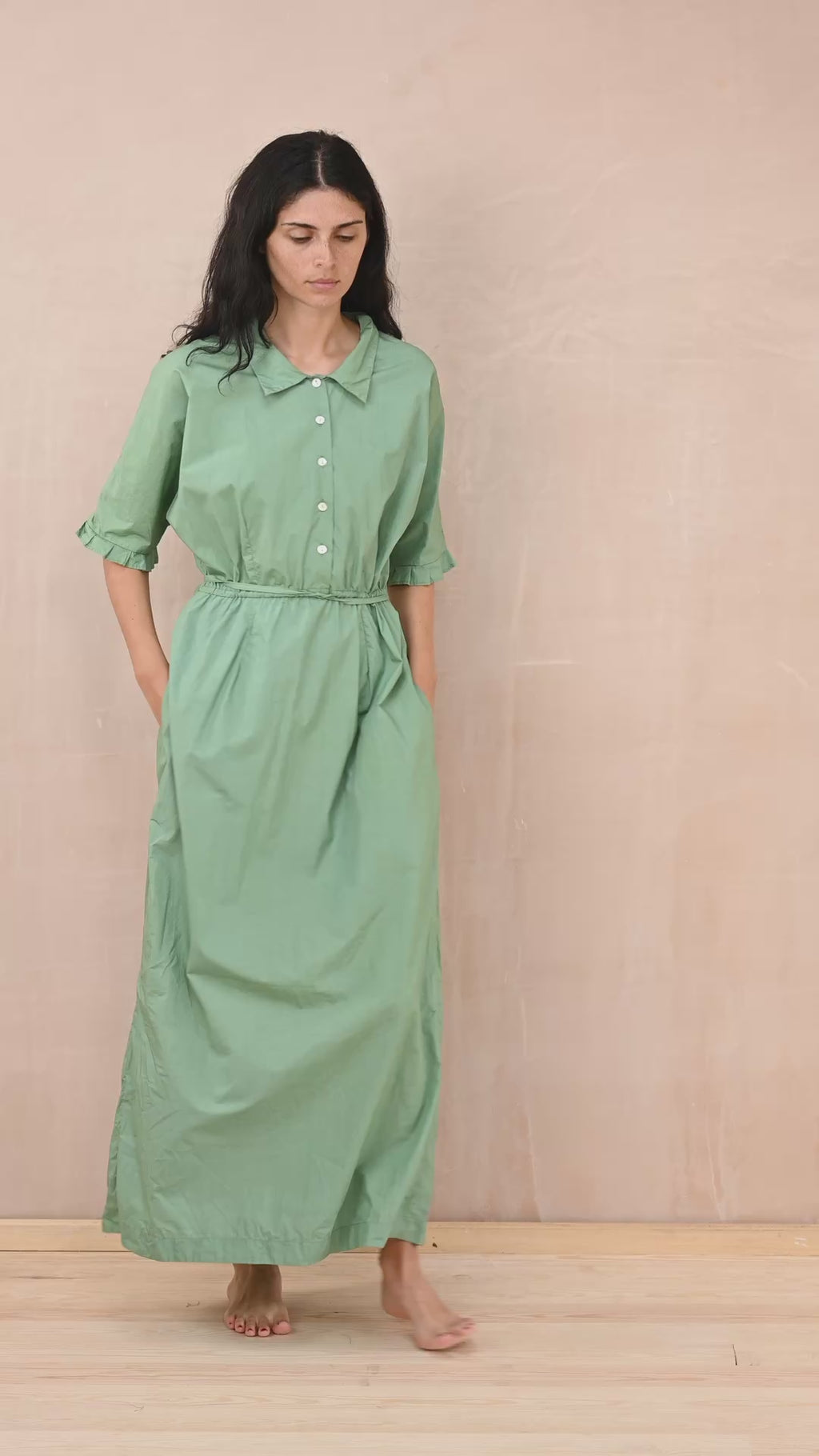 uniform dress cotton poplin