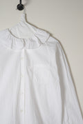 puckered collar shirt cotton poplin